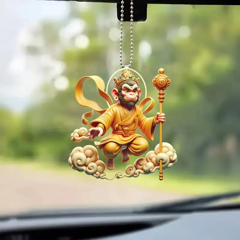 2D Durable Acrylic Sun Wukong Monkey King Pendant