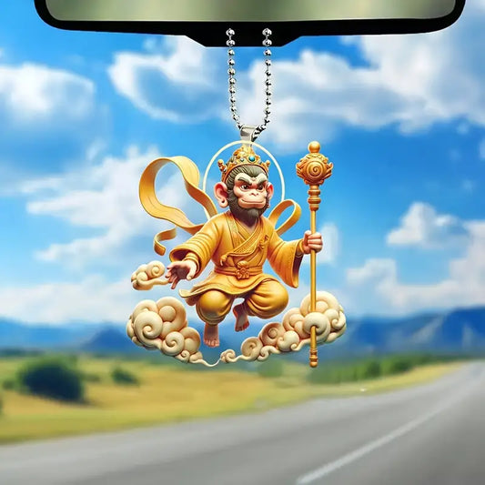 2D Durable Acrylic Sun Wukong Monkey King Pendant